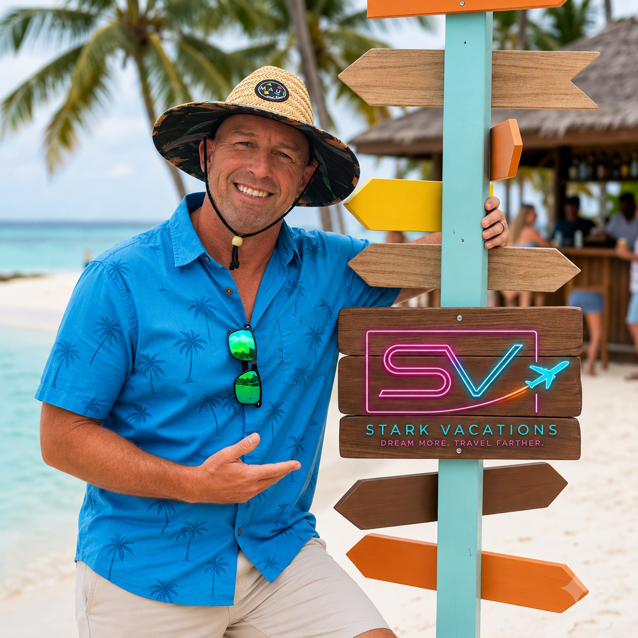 James Stark, travel agent at Stark Vacations